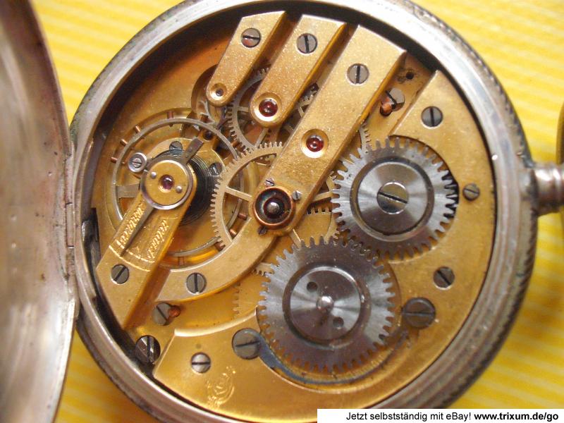 AntikeTaschenuhr AncreRemontoir 16RubisSpiral Breguet