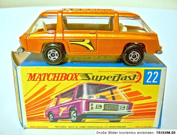 Matchbox SF No.22B Freeman Intercity metallic gold m/b  